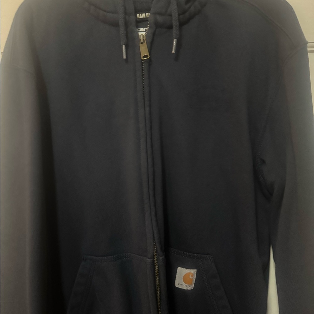 Carhartt Dark Blue Full-Zip Sweatshirt